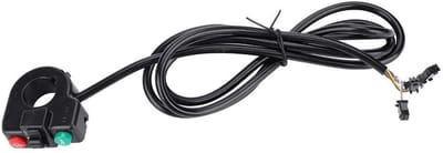 Dailygoody - 3-in-1 Handlebar Switch voor Elektrische Fiets - Hoorn, Verlichting en Achteruitgangscontrole
