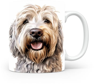 Mok Komondor Beker voor koffie of tas voor thee, cadeau voor dierenliefhebbers, moeder, vader, collega, vriend, vriendin, kantoor, opa, oma, hond, kerst, sinterklaas, verjaardag