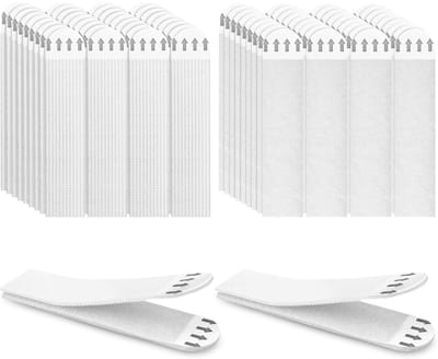 EXCITAT Schilderijhangers - Klittenband - Schadevrije wandhanger - Schilderijophangstrips - Zelfklevende schilderijlijstklemmen - Voor het ophangen van fotolijsten en decoraties - 36 paar