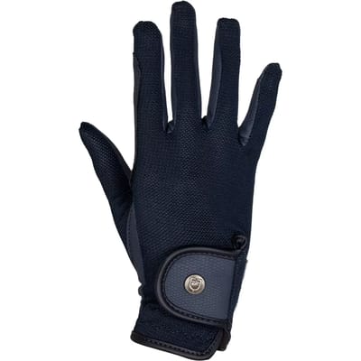 Paardenrijhandschoenen van technische stof en mesh Equestro