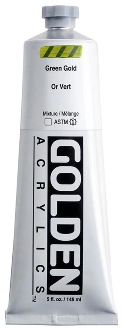 Golden Heavy Body Acrylverf Groengoud 148 ml