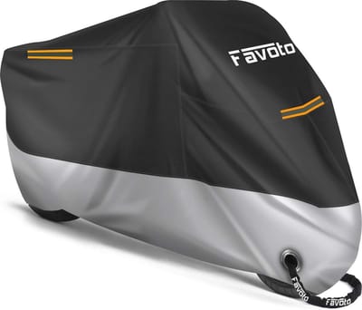 Waterdichte Motorhoes XXL voor Fiets en Scooter - Hittebestendige Buitenbescherming met 2 Winddichte Gespen
