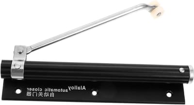 Automatische Deurdranger - Veerdranger Deur - Zelfsluitende Deuren - Verstelbaar Aluminium - 18.5 cm Lengte - Mat Zwart