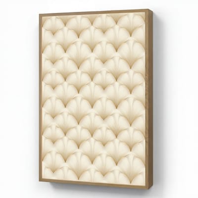 Wandlamp 70x100 cm - Oplaadbaar - Waaier - Motief - Goud - Wandlampen binnen woonkamer - Slaapkamer lamp - Decoratieve nachtlamp - Vloerlamp draadloos
