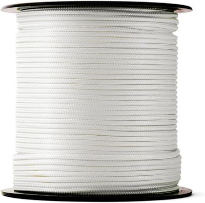 Sterk Gevlochten Nylon Touw 3mm Wit - 100 Meter Polyamide Paracord