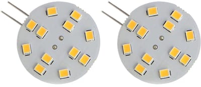 Spectrum LED Insteeklampje G4 2W - 12V - 190 Lumen - 3000K Warm wit - Gezellig licht - Energiezuinig - 2 stuks