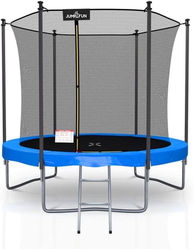 Trampoline Buiten 244 cm met Veiligheidsnet en Ladder