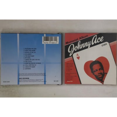 CD JOHNNY ACE - Memorial Album MCAD31183 MCA 1987 US Blues Gebruikt gray