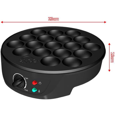 Verkoop Huishoudelijk Elektrisch Mini Garnalenballetjes Machine Octopus Vleesballetjes Machine Elektrische Octopus Barbecue Machine EU black