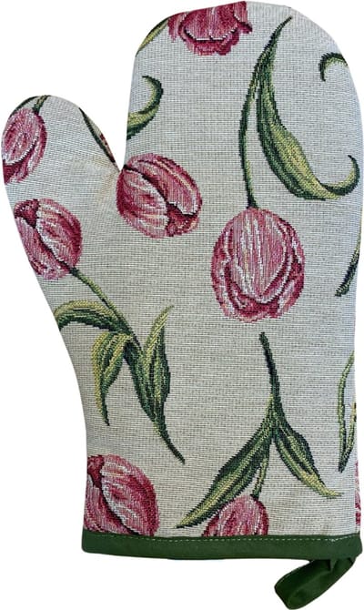Pannenwant - luxe gobelinstof - Tulpen - Tulp - Primavera All over - Bloemen - Kleine print