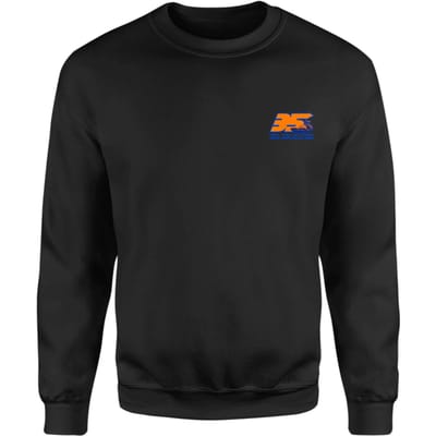 Back To The Future 35 Hill Valley Front Sweatshirt - Black - XS