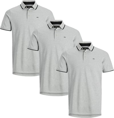 Jack & Jones Heren poloshirt 3 pack Paulos - Slim Fit