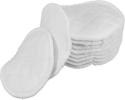 Voedingspads - Tepelpads Borstkompressen - Borstvoeding Comfort - Wasbaar en Herbruikbaar - 12 x 12 cm - Wit