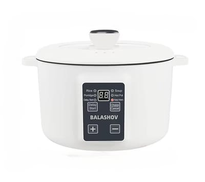 Rijstkoker – Multicooker – Hotpot – Warmhouder – Hotpot Electrisch – Soepketel – Slowcooker – Soepmaker – Stoomkoker – Elektrische Rijstpot 3.5L – Digitale Rijstkoker – Antiaanbak Binnenpan – 220V – Compact Keukenapparaat voor Thuis