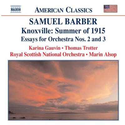 Royal Scottish National Orchestra, Marin Alsop - Barber: Knoxville Summer Of 1915 | Toccata (CD)