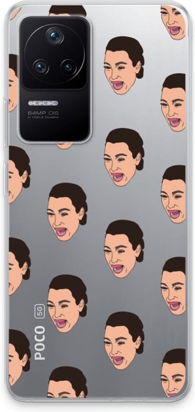 Case Company® - Hoesje geschikt voor Xiaomi Poco F4 hoesje - Ugly Cry Call - Soft Cover Telefoonhoesje - Bescherming aan alle Kanten en Schermrand