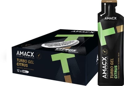 Amacx Turbo Gel - Sportgel - Energy Gel - Energiegel - Citrus - 12 pack