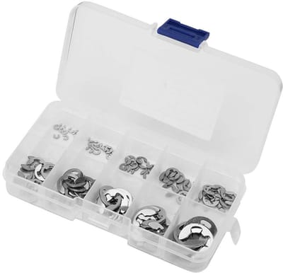 Dailygoods- Circlip Set 120 Stuks - Roestvrij Staal - Snap Ring