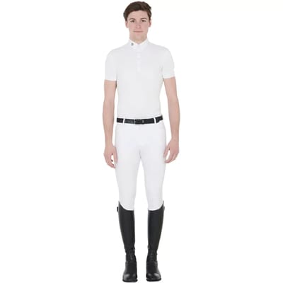 Wedstrijd rijpoloshirt van ademend materiaal Equestro