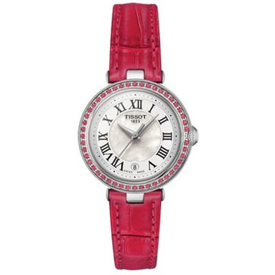 Montre Tissot Série Little Lady Mouvement Quartz Étanche 50 Mètres Cadran Blanc Montres pour Femmes T126.010.66.113.00 Regular Watch Box