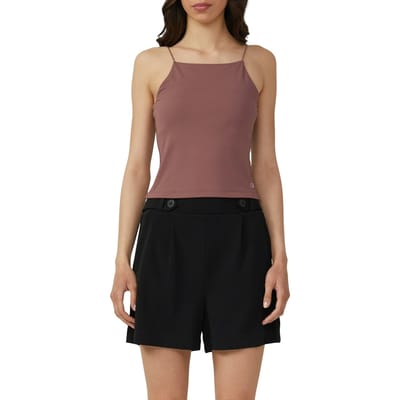 s.Oliver -qs T-shirts Mauve Maat: L | Mouwloze Tops Outlet | Dames | Groen