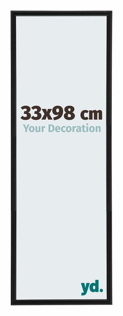 Your Decoration - Puzzellijst 33x98 cm - Zwart Mat - Puzzellijst 500-1000 stukjes - Kunststof Fotolijst - Annecy