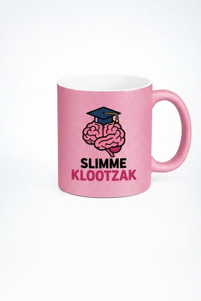 Slimme Klootzak Mok - Unieke Koffiemok met Brain Design