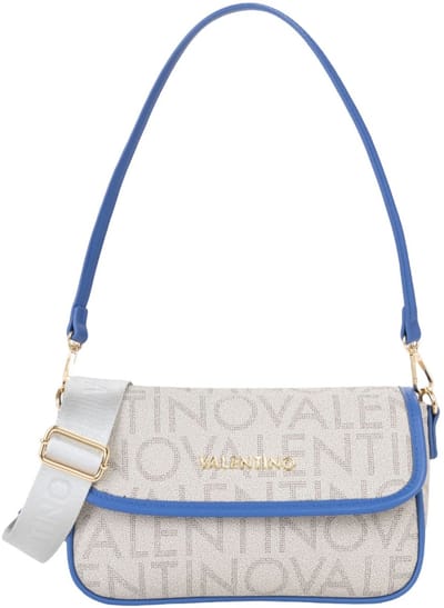 VALENTINO schoudertas Regina Re Flap Bag Beige / Blu Lichtgrijs
