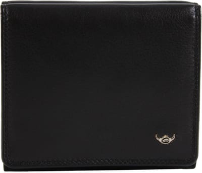 Golden Head Leren portemonnee weense doos Polo RFID Protect Wiener Schachtel 1183 Schwarz zwart