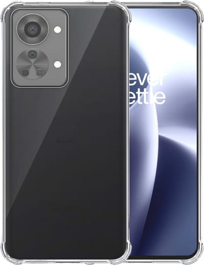 Telefoonhoesje Geschikt voor OnePlus Nord 2T Transparant - Shockproof TPU Siliconen Case met Stootrand Doorzichtig - Smartphonica geschikt voor OnePlus 2T