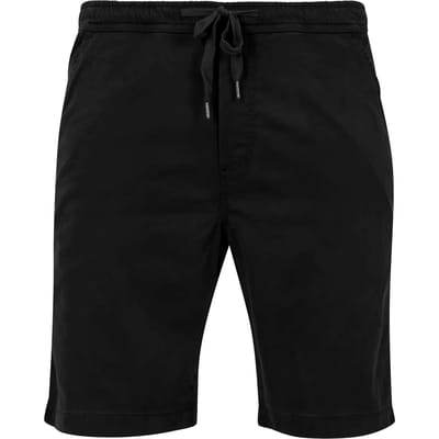 Urban Classics Stretch Twill Jogg Heren Shorts - zwart - M