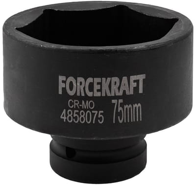 Forcekraft FK-4858075 - Impact Dopsleutel - 1" - 75 mm - Chroom-Molybdeen