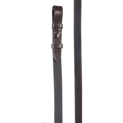 Leren teugels voor paard met rubber coating HKM Sophie