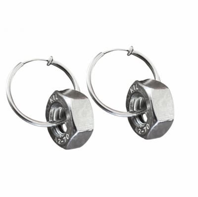 Klem oorringen-Moer- geen gaatje- Charme Bijoux