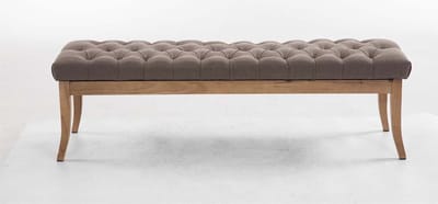 CLP Ramses Bank - Stof taupe 150 cm