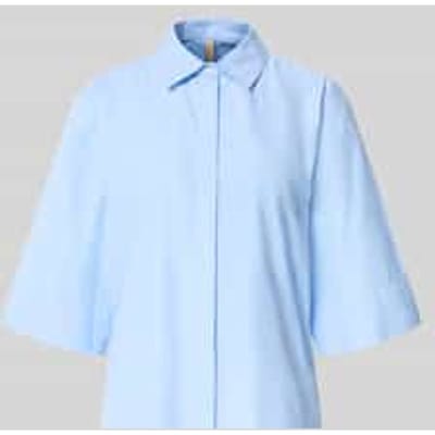 regular fit overhemdblouse in halflange mouwen-design model 'Netti'