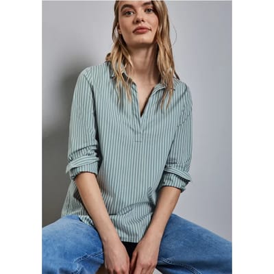 Lange zakelijke blouse