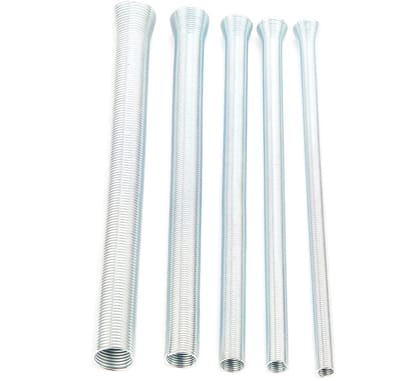 Dailygoods- Buigerpijpaccessoireset 5 Stuks - Hittebestendig - Corrosiebestendig - Voor Koper/Aluminium/Staal - Verenstaal - Diverse Afmetingen - Buigveren
