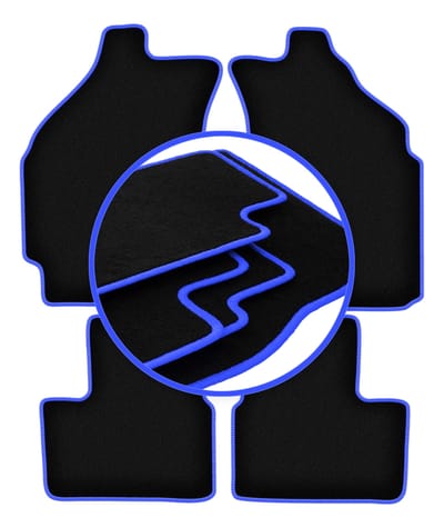 CARLUX-BLUE automatten voor: Chevrolet Matiz hatchback (2004-2009)