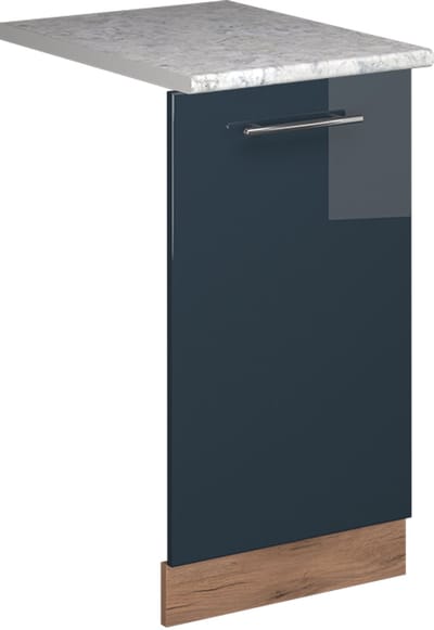 Vicco Fame-Line Vaatwasserfrontpaneel – 45 cm, WB Marmer Donkerblauw hoogglans