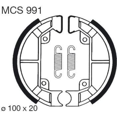 Remschoenset TRW MCS991