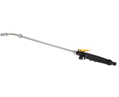 Allecto - Tuinslang Spuitkop - Ergonomisch en Duurzaam - Lange Steel - Tuinaccessoire - Ideaal voor Watergeven - Geschikt voor Tuin - Kleur Zwart