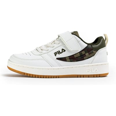 FILA Rega Nf Prt Velcro Kids White-olive Night Maat: 28 | Schoenen Outlet | Unisex | Bruin