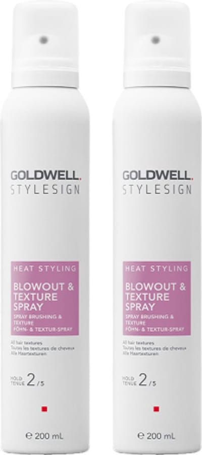 Goldwell - Stylesign - Heat Styling Blowout & Texture Spray - voordeelverpakking - 2 x 200ml