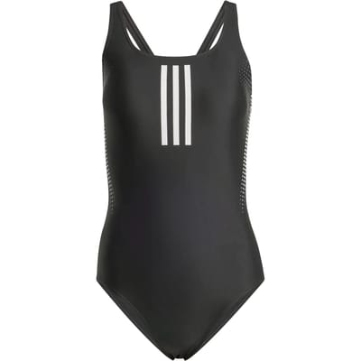 adidas Performance 3-Stripes Rubber Graphic Badpak - Dames - Zwart- 36