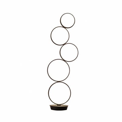 Kosilum - Newton - Vloerlamp - Zwart - Metaal en acryl