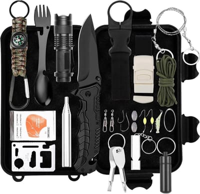Core® Noodpakket Rampenrugzak - Noodpakketten - Noodpakket - Zwart - 22cm x 15cm x 12cm