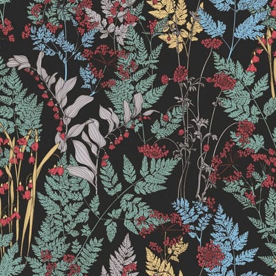 BLOEMEN EN BLADEREN BEHANG | Botanisch - meerkleurig bont - "Architects Paper" A.S. Création Floral Impression