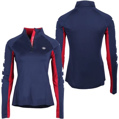 Qhp Trainingsshirt Qhp Vegas Kids Donkerblauw