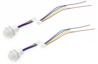 Vt products - Bewegingssensor - 2 Stuks - AC 110-220V - Infrarood - Voor LED Verlichting - Geschikt voor Diverse Ruimtes - Compact Ontwerp